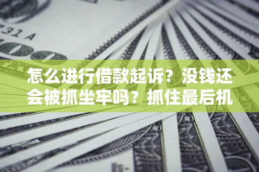 济南怎么进行借款起诉？没钱还会被抓坐牢吗？抓住最后机会！